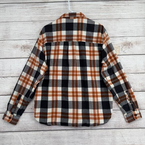 REI Shirt Mens Large Plaid Flannel Button Up Outdoor Workwear Casual - Picture 2 of 12